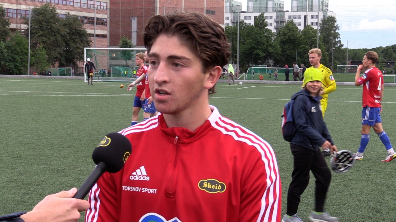 Intervju med Marcus Melchior etter Frigg - Skeid 15.06.2022